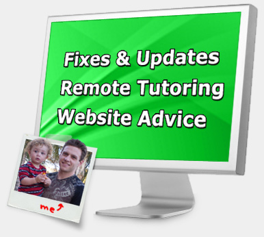 Website Help - Fixes Updates Tutoring and Advice